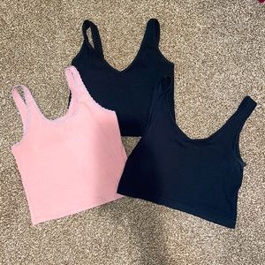 3 cropped tanks for $12